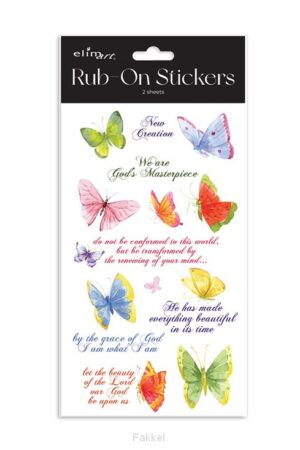 Rub on Stickers Watercolor