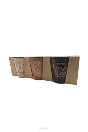 mug nature stoneware per stuk