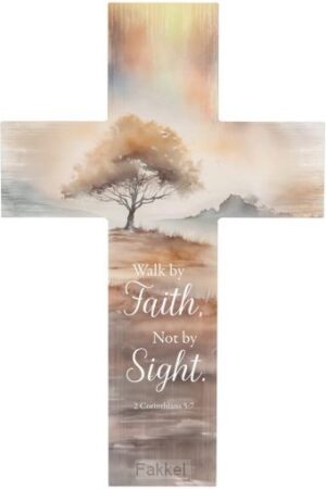 Wall Cross 35,6x23,5cm by faith