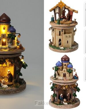 Christmas Stable with sound light and mo