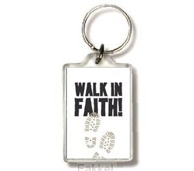 Sleutelhanger walk in faith