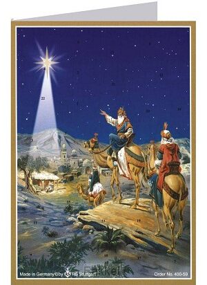 Advents Card & Envelope 3 Kings