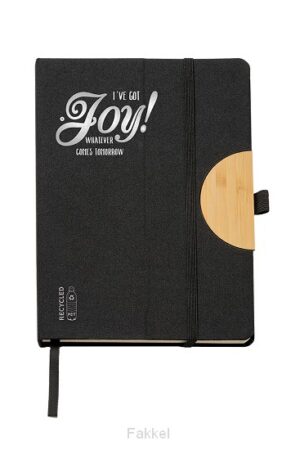 Notitiboek Joy zwart