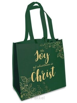 Christmas tote bag Green Joy of Christma