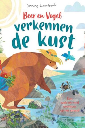 Beer en vogel verkennen de kust