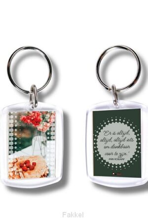 Sleutelhanger er is altijd iets om dankb