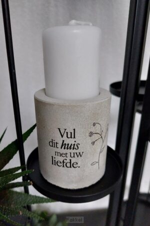 kaarsenstandaard, Vul dit huis