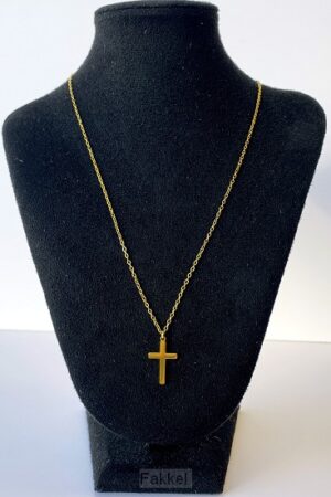 Ketting kruisje small - goud