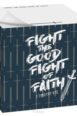 Memo cube Fight the good vibe