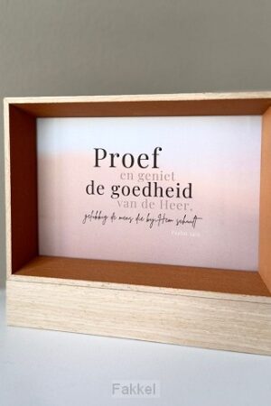 Nordic frame, proef en geniet