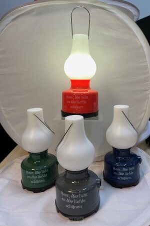 Campinglamp lampvorm Heer uw licht assor