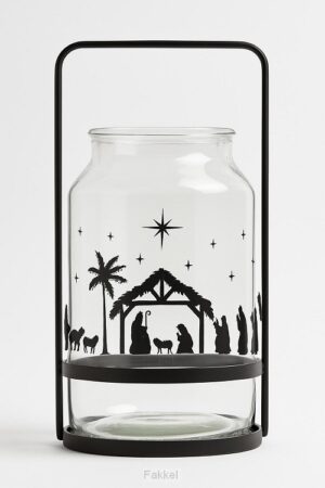 Hurricane candle Large Nativity