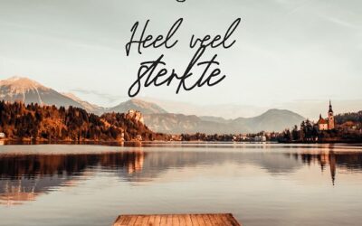 Wenskaart geen mens zo aanwezig