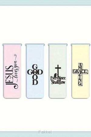 Magnetic bookmark (4) Jesus loves you