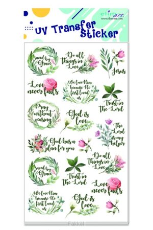 UV Stickers Floral Series