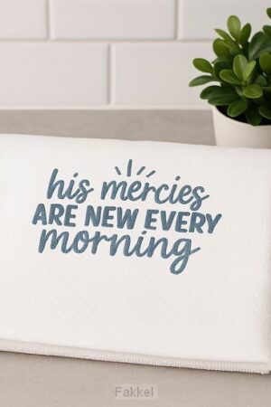 Towel 35x75cm His mercies are new every