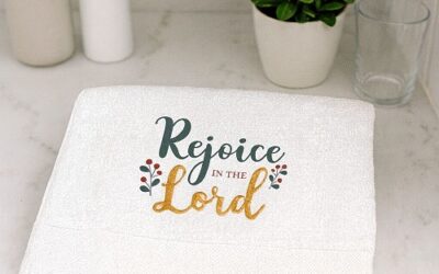 Towel Rejoice in the Lord