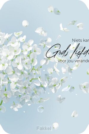 Niets kan Gods liefde Maat S 15cm