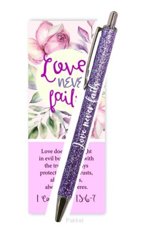 Gradien Gelpen/bookmark Love never fails