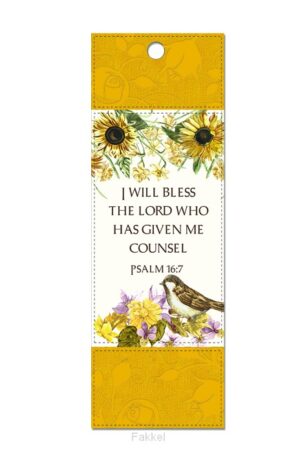 Luxleather Bookmark I will bless the Lor