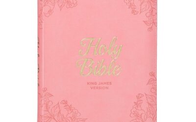 Bible KJV blossom pink deluxe