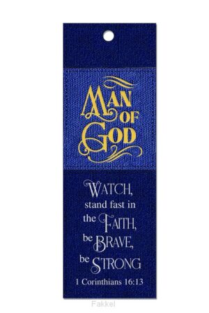 Luxleather Bookmark Man of God