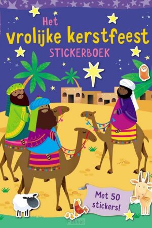 Vrolijke kerstfeest stickerboek