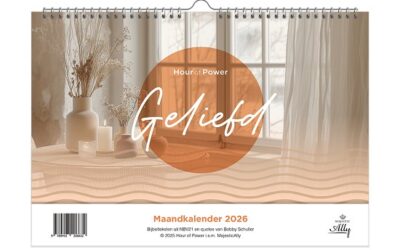 Maandkalender hour of power je bent gel
