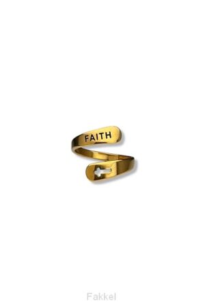 Ring Faith goud one seize