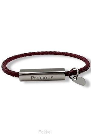 Armband Precious Bordeaux 16 cm