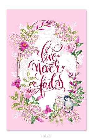 Notebook pad Love never fails