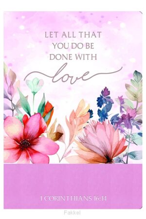 Luxleather journal Let all that you do