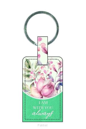 Luxleather keyring I am with you always