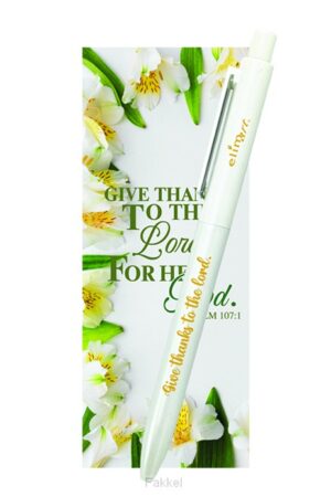 Gelpen/Bookmark Give thanks to the Lord