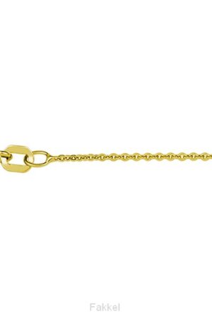 Goldplated anchor chain 45cm - 1,1mm