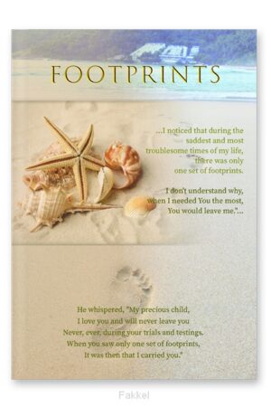 Hardcover journal Footprints
