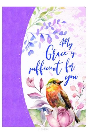 Luxleather journal My grace is sufficien