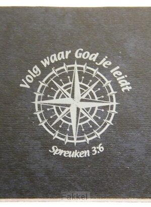 Volg waar God je leidt. Navy