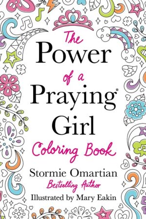 Power of a praying girl coloring book