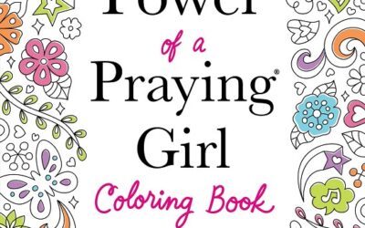 Power of a praying girl coloring book