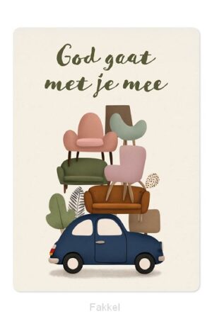 Kaart Auto met stoelen