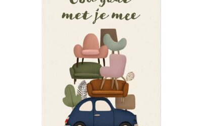 Kaart Auto met stoelen