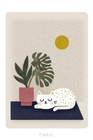 Kaart Slapende kat