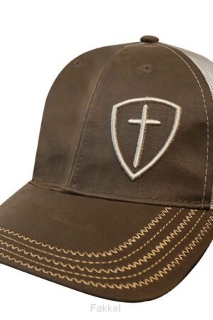 Men''s Cap Cross shield - brown