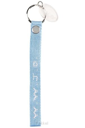 Keychain woven wwjd lichtblauw