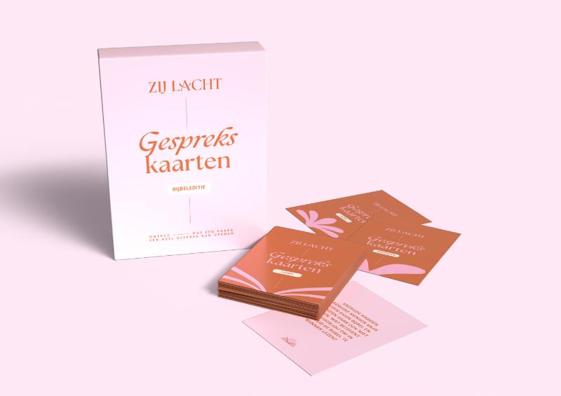 Workshop: tafelgesprek met ‘Zij Lacht’ kaarten.
