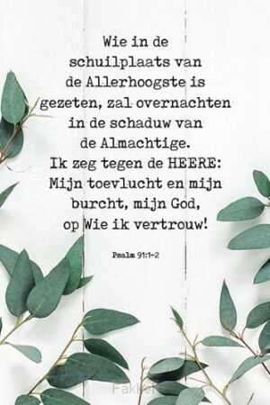Kaart wie in de schuilplaats