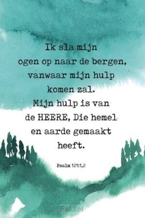 Kaart ik sla mijn ogen