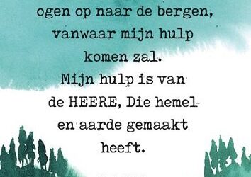 Kaart ik sla mijn ogen