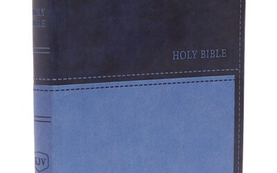 Blue, Leathersoft, KJV – Value Thinline Bible